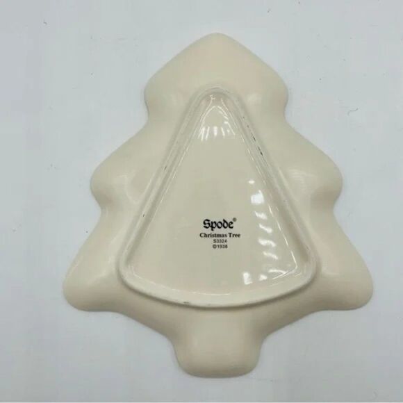 Spode Christmas Tree Trinket Dish Plate S3324 - Picture 3 of 4